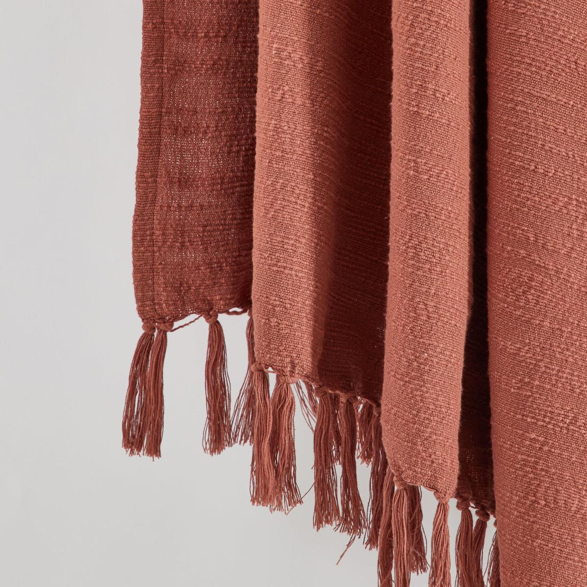 Cotton Slub Throw Grey – image 2