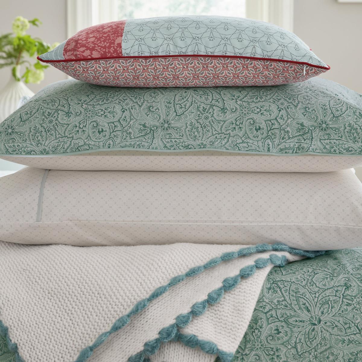 Helena Springfield Eloise & Ashley Throw Teal (Green) – image 2