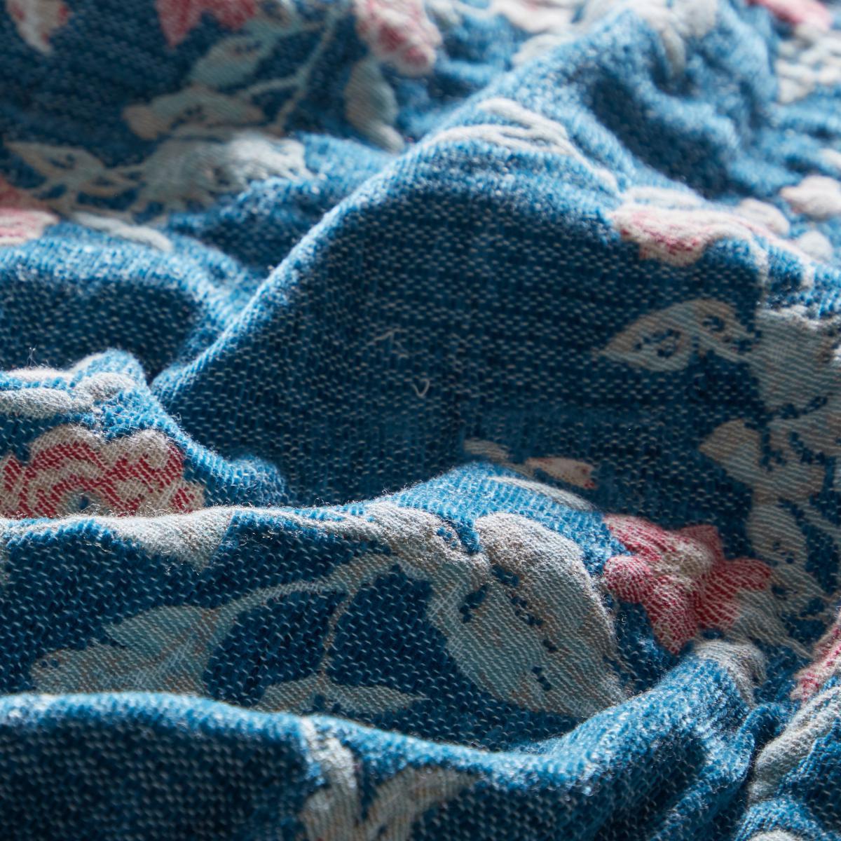 Lovely Flowers Jacquard Throw MultiColoured – image 4
