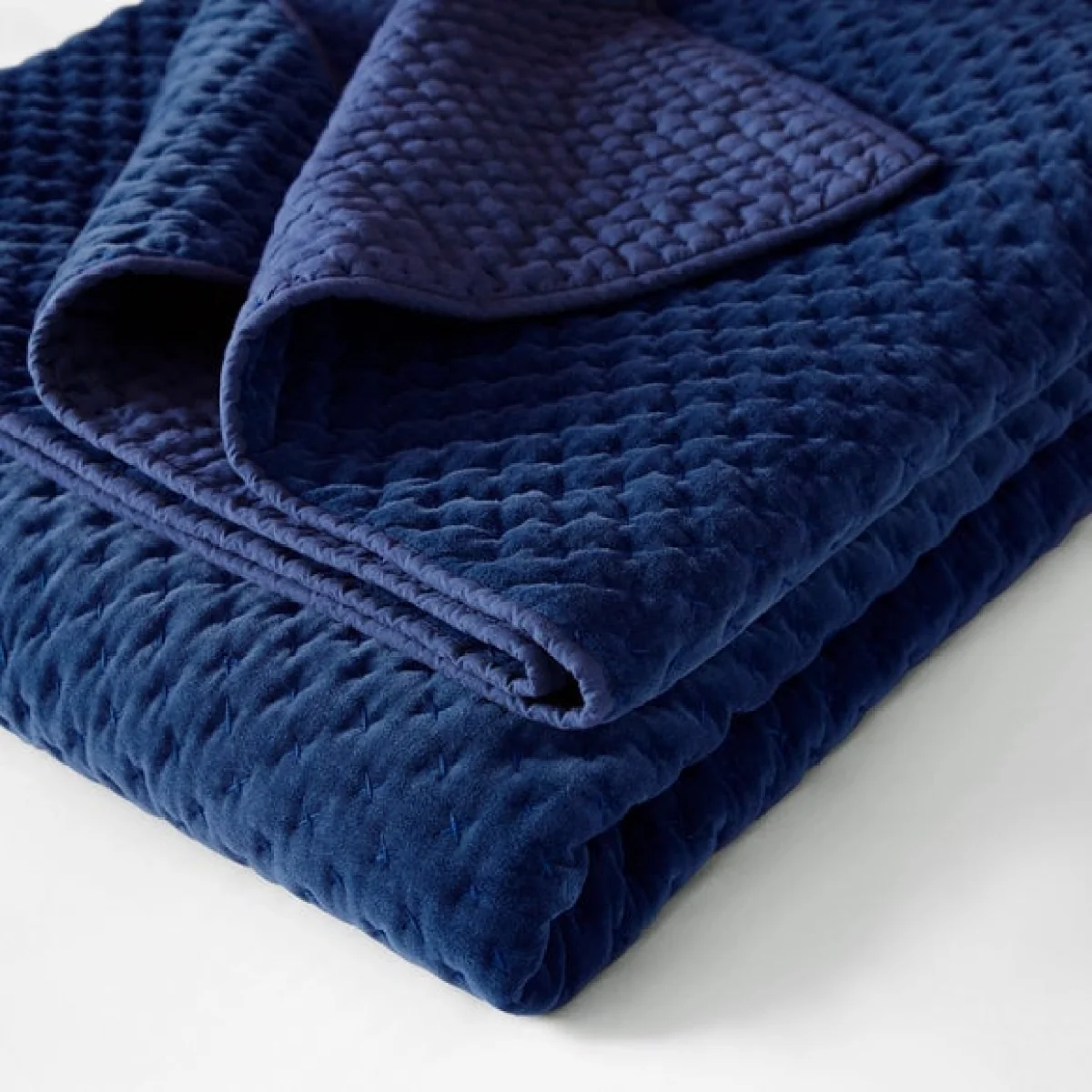 Dorma Purity Teal Genevieve Bedspread Blue – image 3