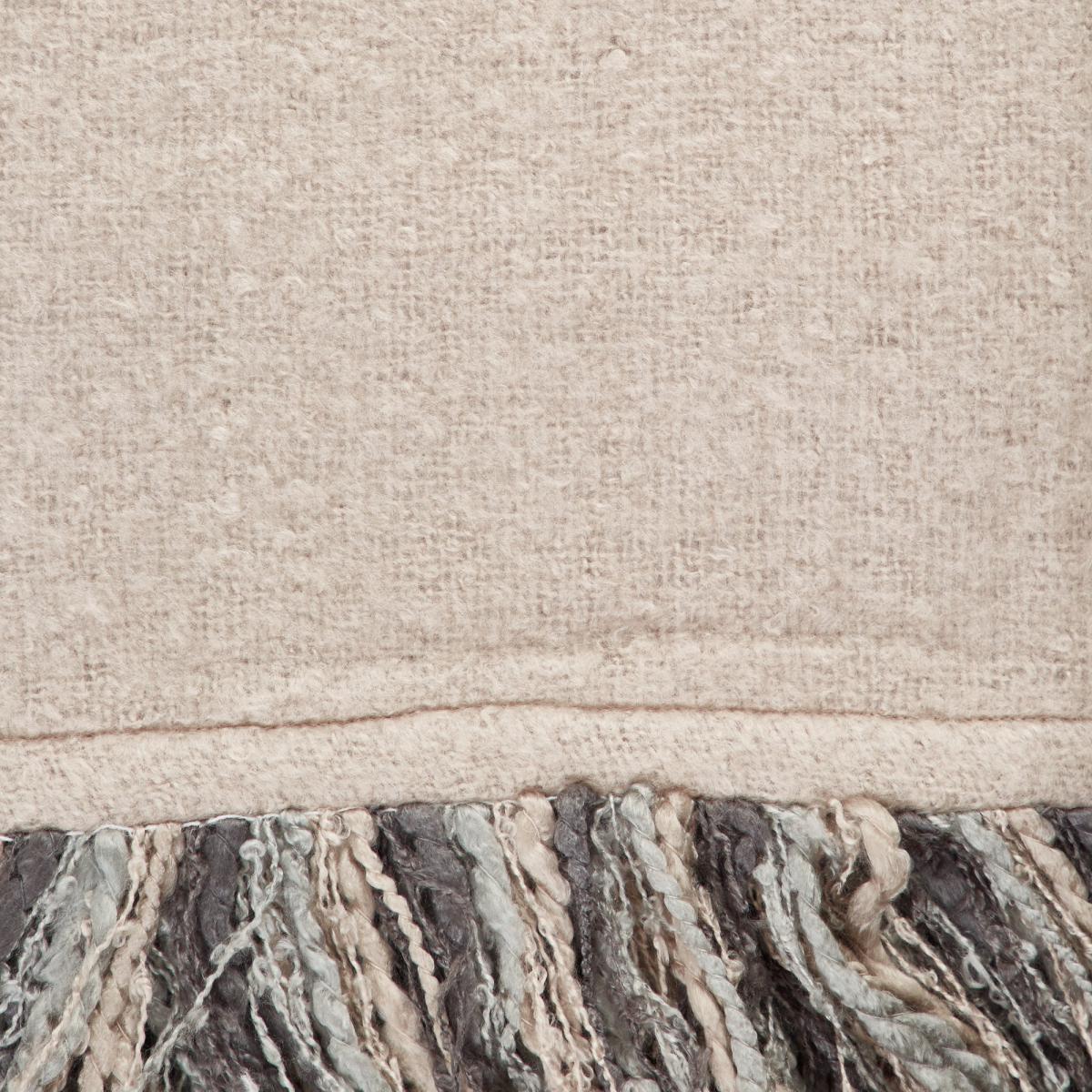 Mala Faux Mohair 130cm x 150cm Throw Natural – image 5