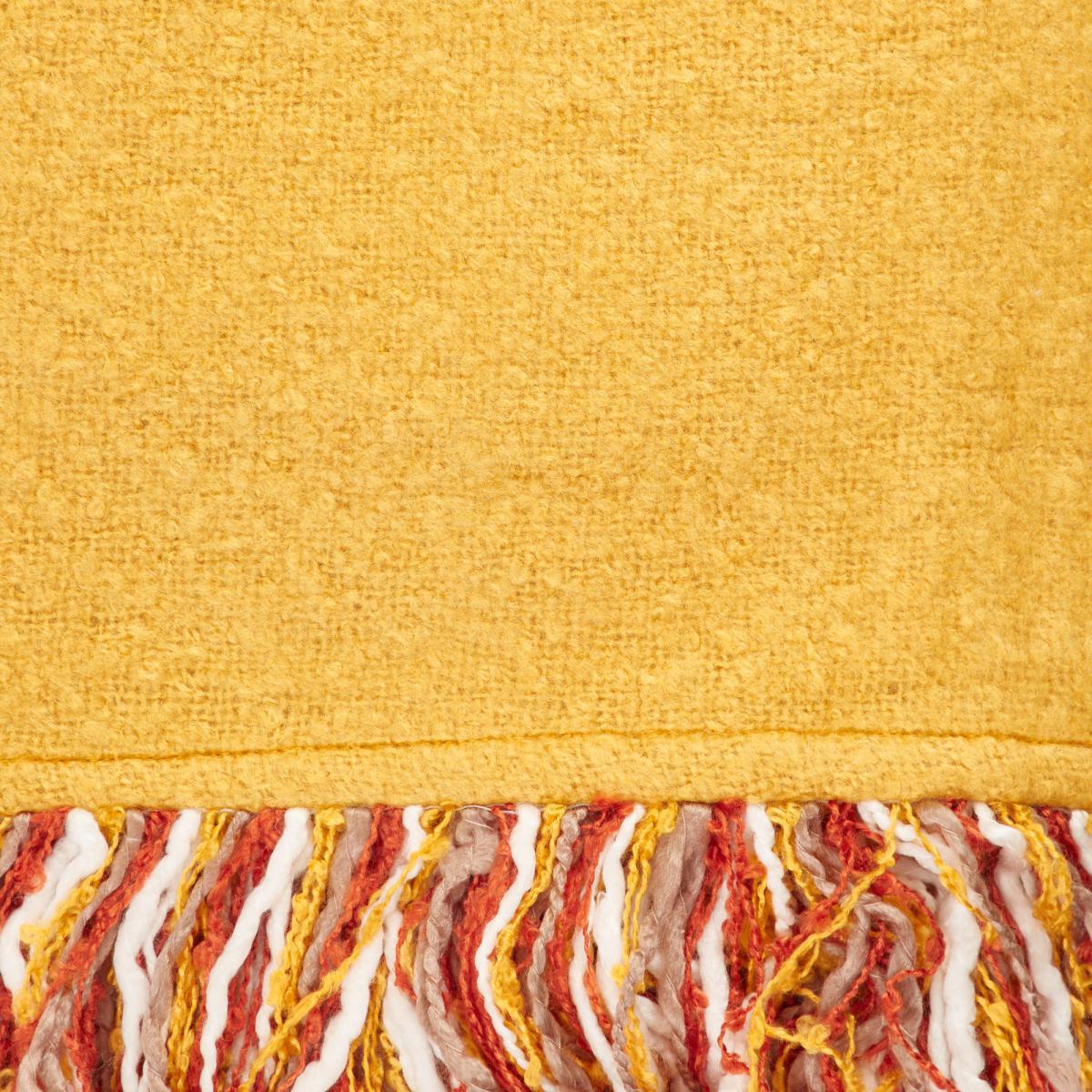 Mala Faux Mohair 130cm x 150cm Throw Natural – image 7
