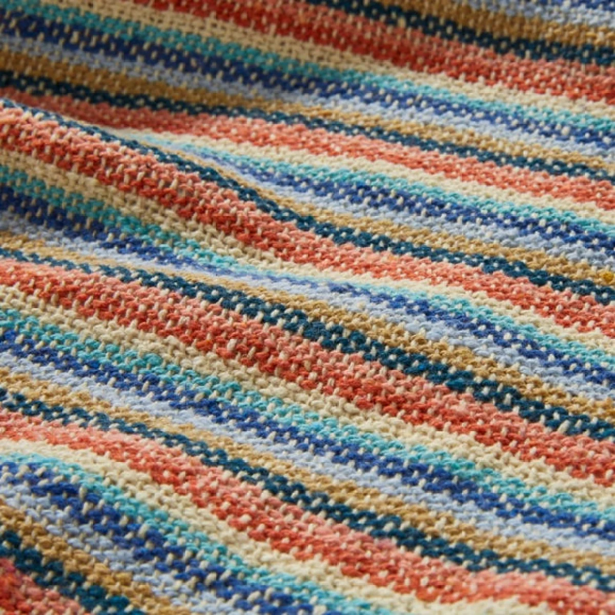 Russell Stripe Throw, 130x180cm MultiColoured – image 4