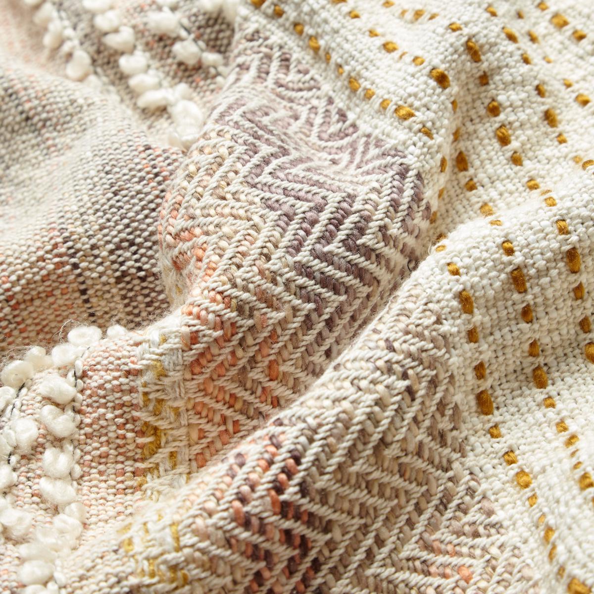 Pretty Tufted Tassel Ochre Throw Ochre (Yellow) – image 4