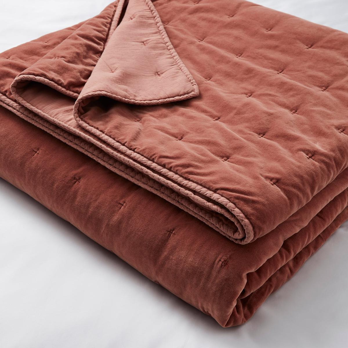 Dorma Adeena Terracotta Bedspread Terracotta – image 2