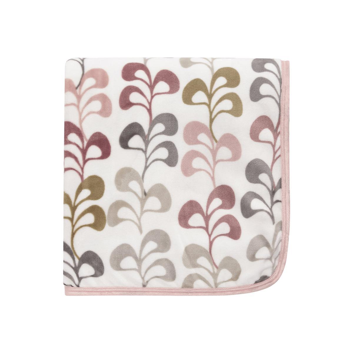 Helena Springfield Liv Arken Blush Fleece Throw Blush, Grey and White – image 1