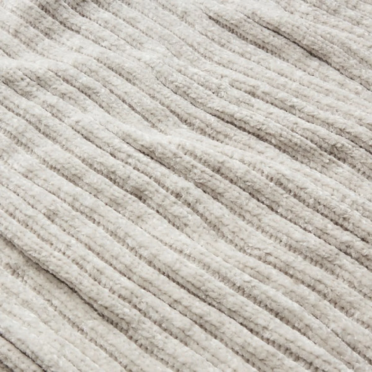 Chunky Chenille Throw 130x180cm Sandstone – image 2