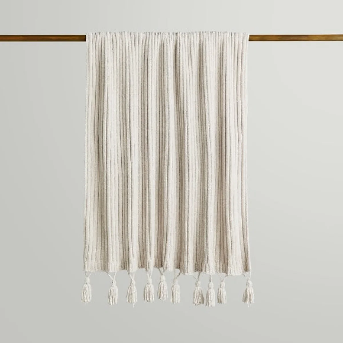 Chunky Chenille Throw 130x180cm Sandstone – image 3