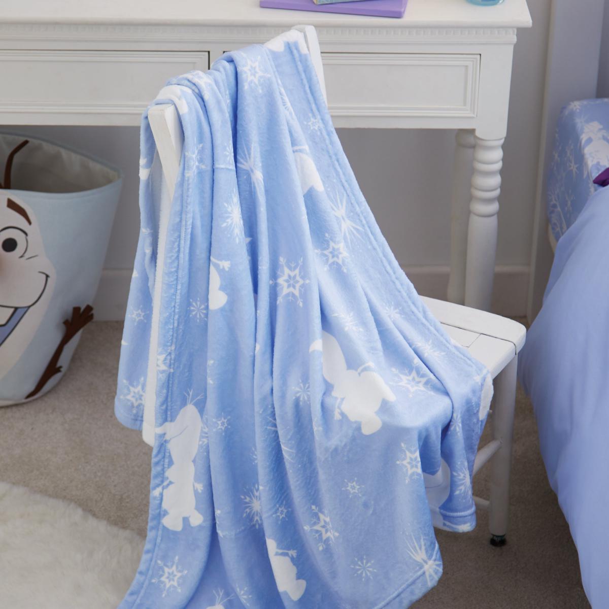 Frozen 2 Fleece Blanket Blue – image 2