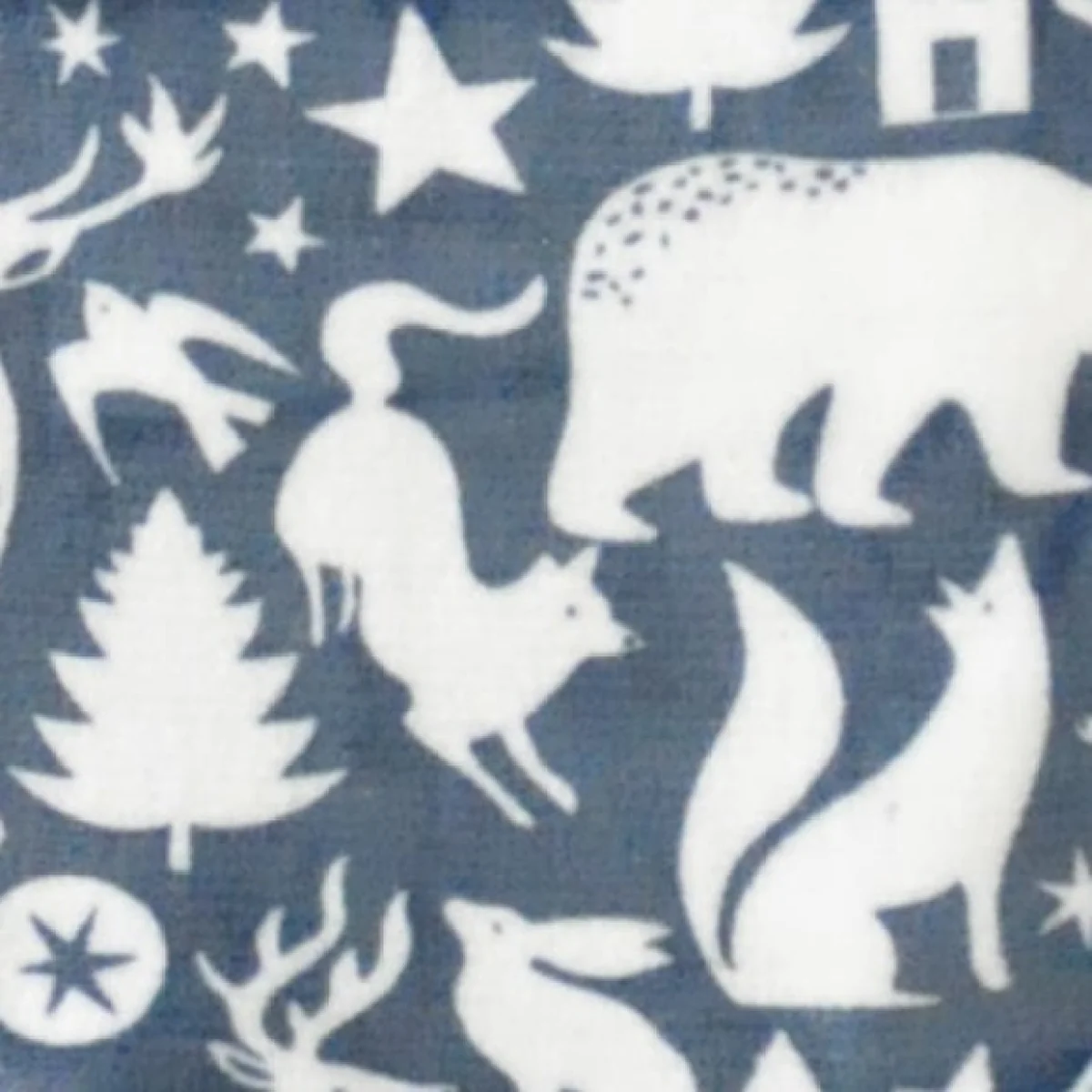 Fusion Snug Scandi Animals 120cm x 150cm Throw Grey – image 3