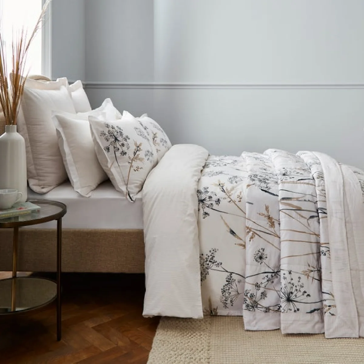 Dorma Purity Meadow Bedspread Natural – image 3
