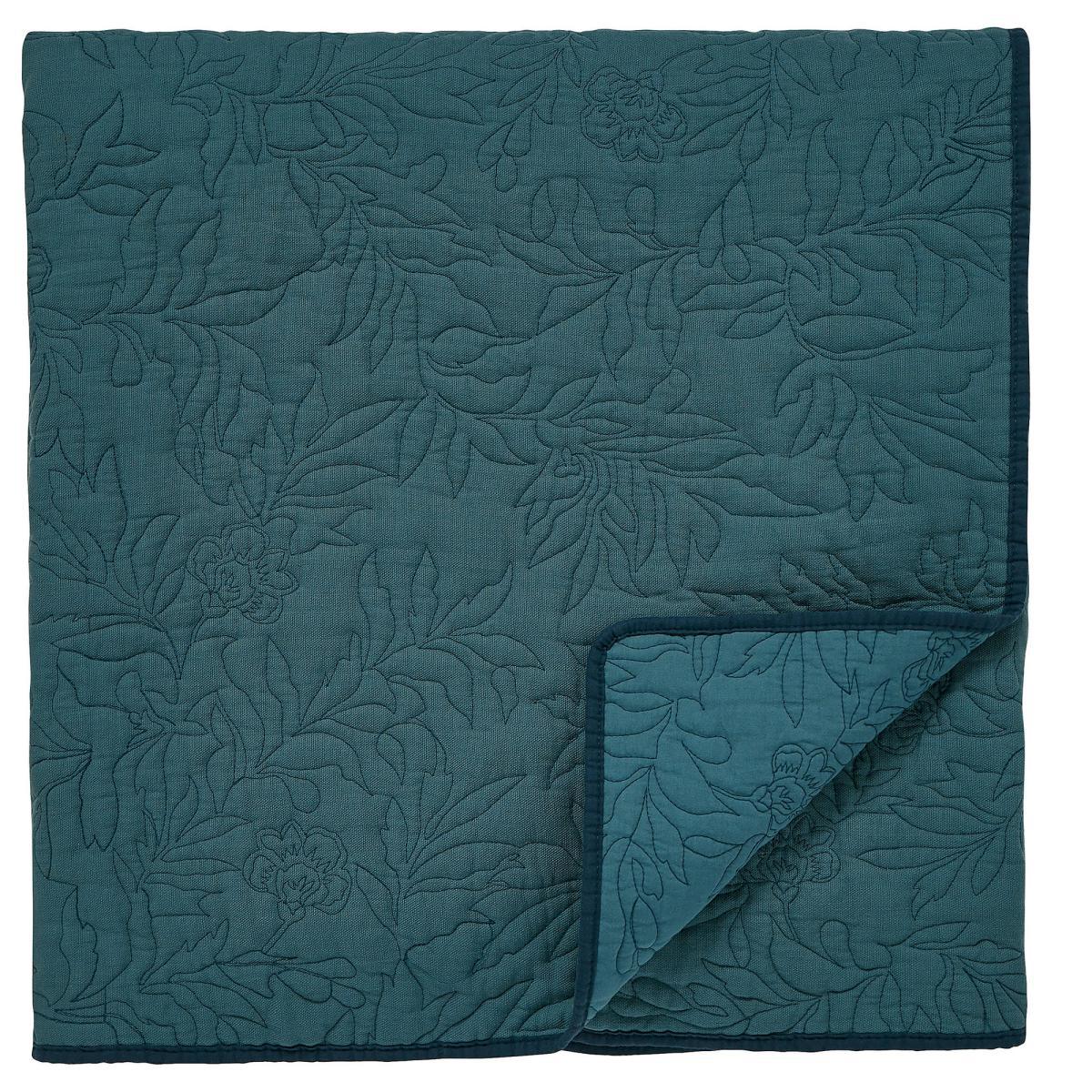 Joules Twilight Ditsy Bedspread Teal (Green) – image 2