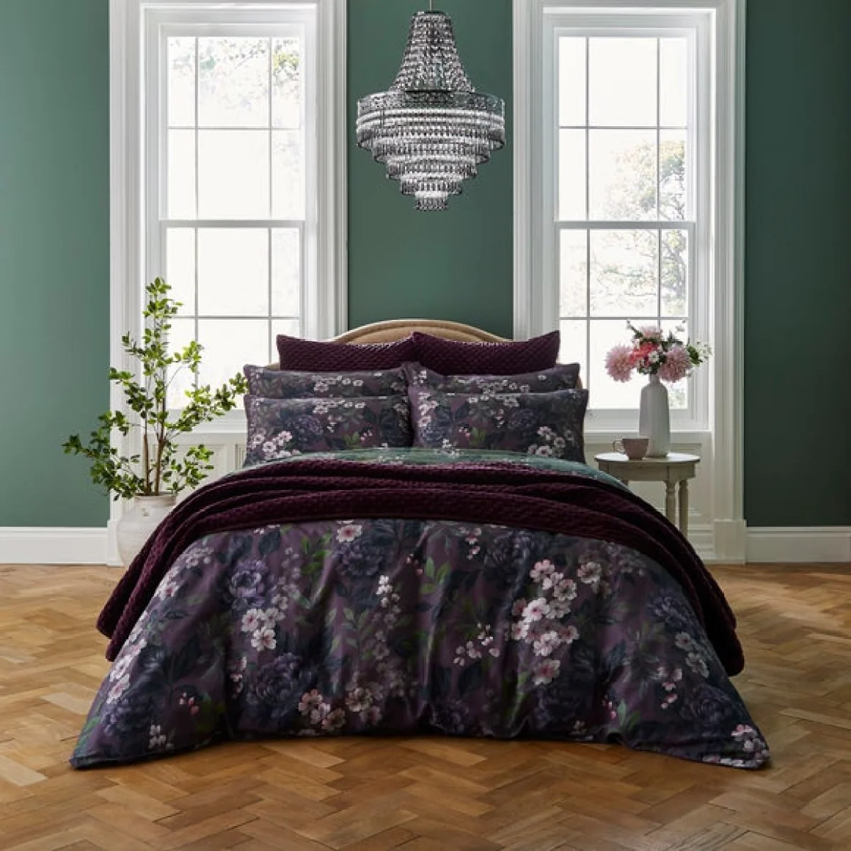 Dorma Genevieve Bedspread Magenta – image 4