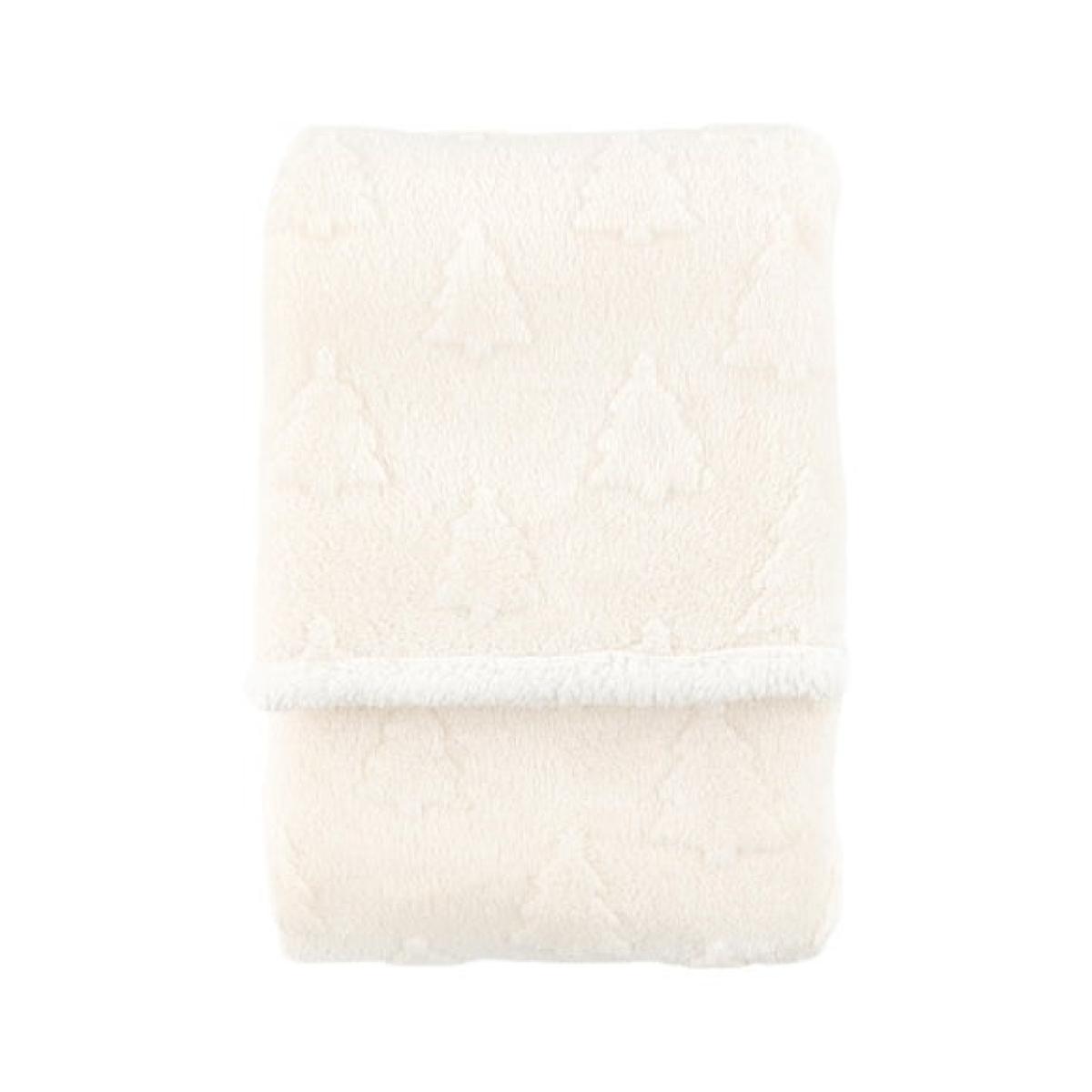 Luxurious Christmas Tree Embellished Sherpa Throw Blanket – image 4