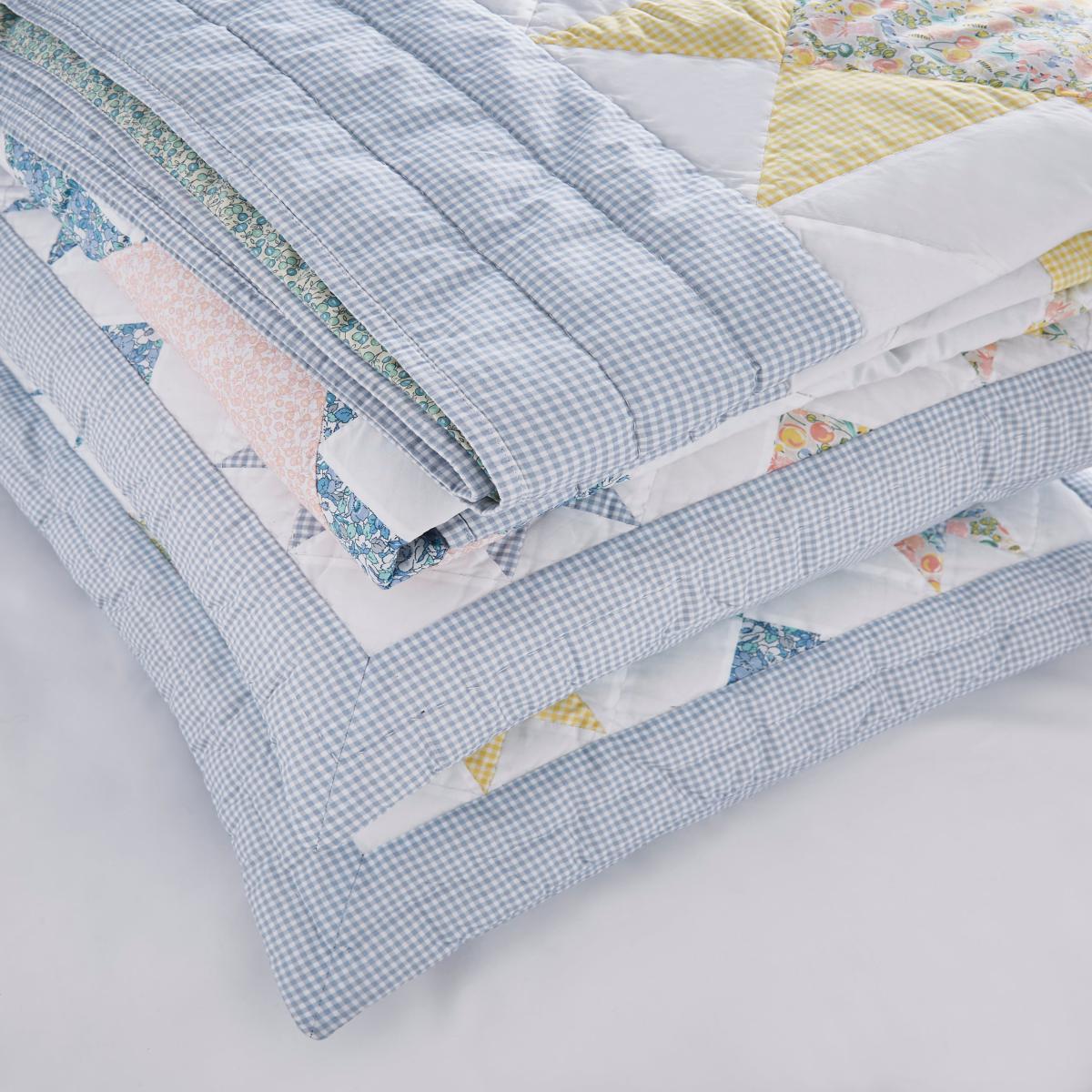 Dorma Decades Nancy Rose Blue Bedspread Blue – image 4
