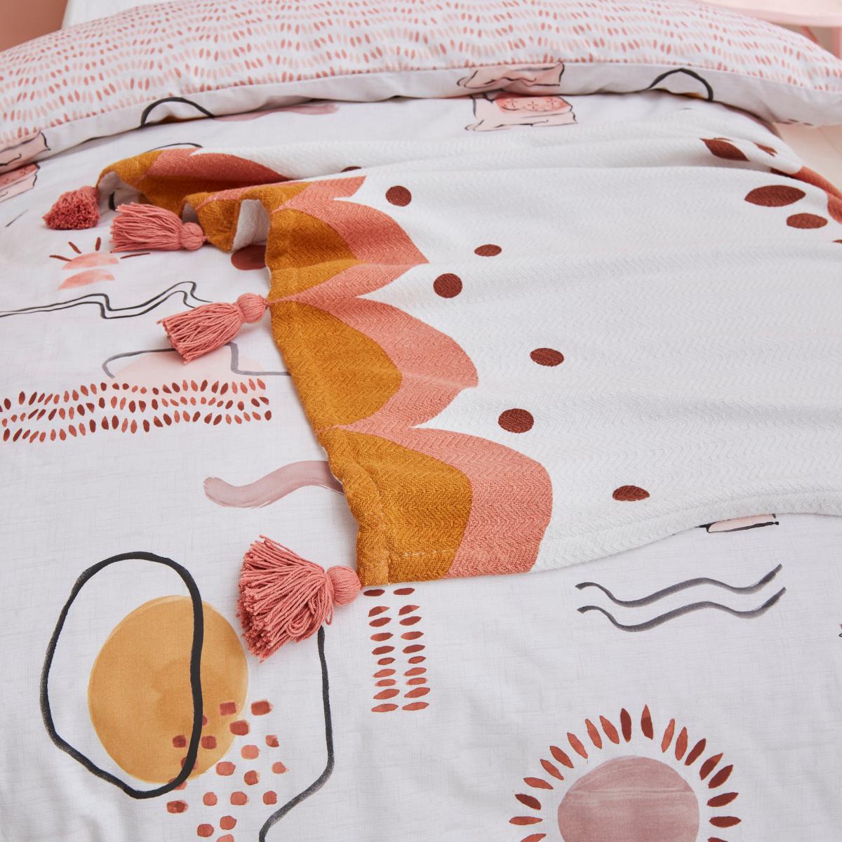 Boho Desert Throw Pink – image 2