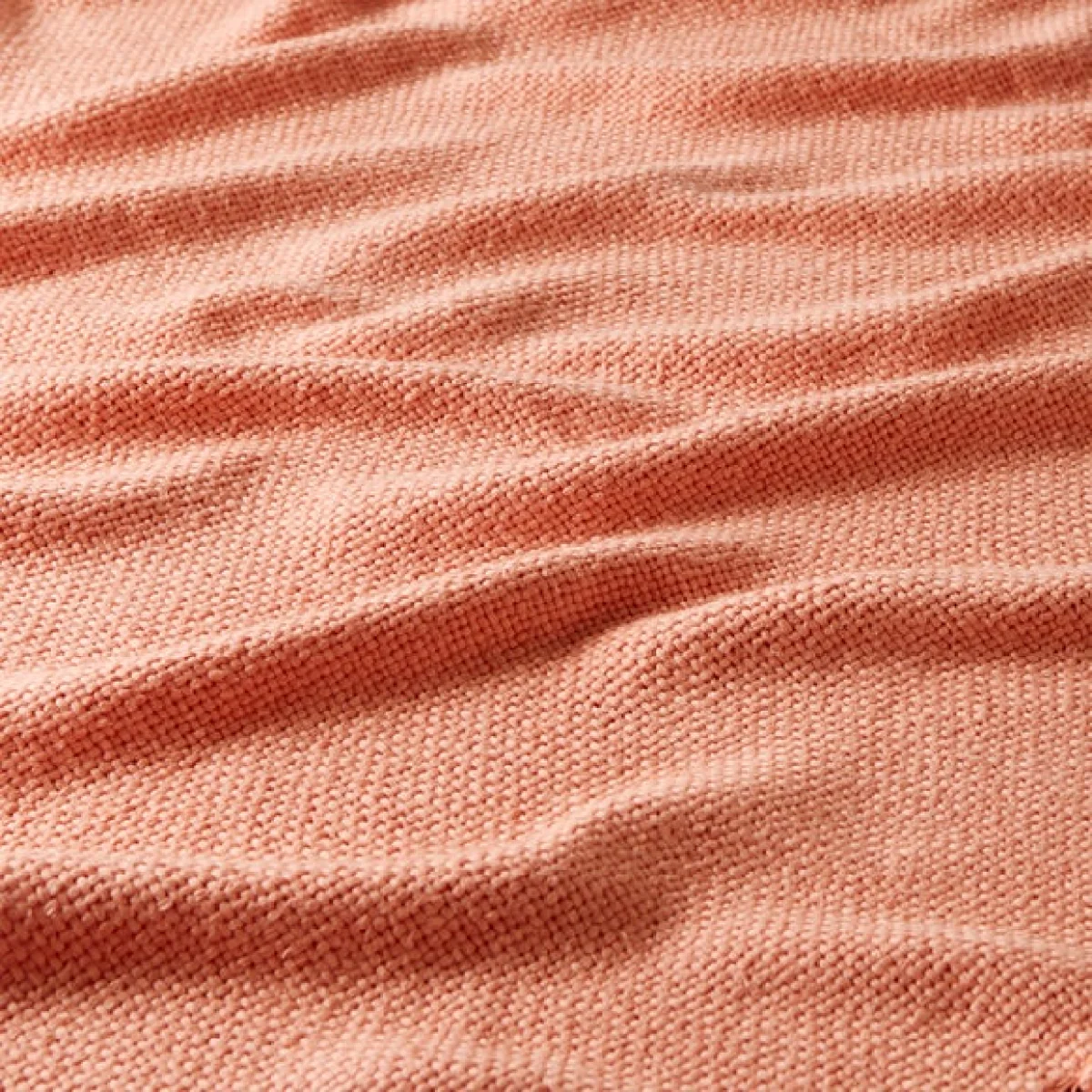 Aris Cotton Weave 130cm x 180cm Throw Apricot – image 3