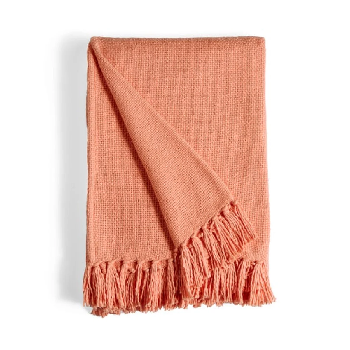 Aris Cotton Weave 130cm x 180cm Throw Apricot – image 5