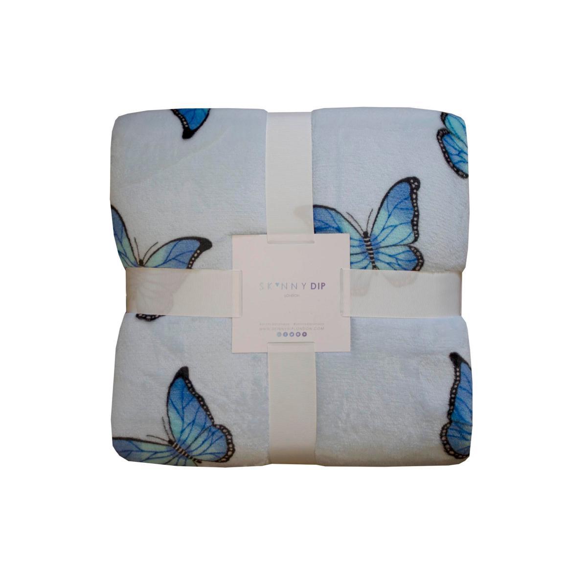 Skinny Dip Butterfly Blue Throw Blue – image 2