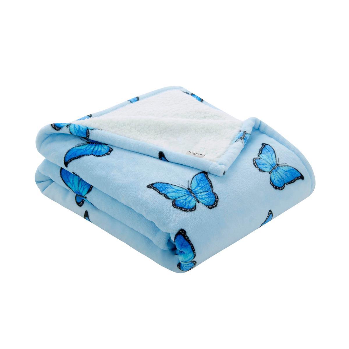 Skinny Dip Butterfly Blue Throw Blue – image 3