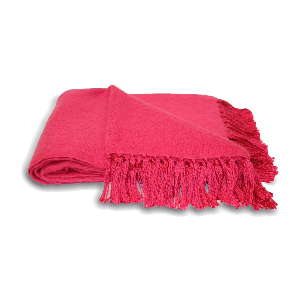 Chiltern 127x180cm Throw Fuschia (Pink)