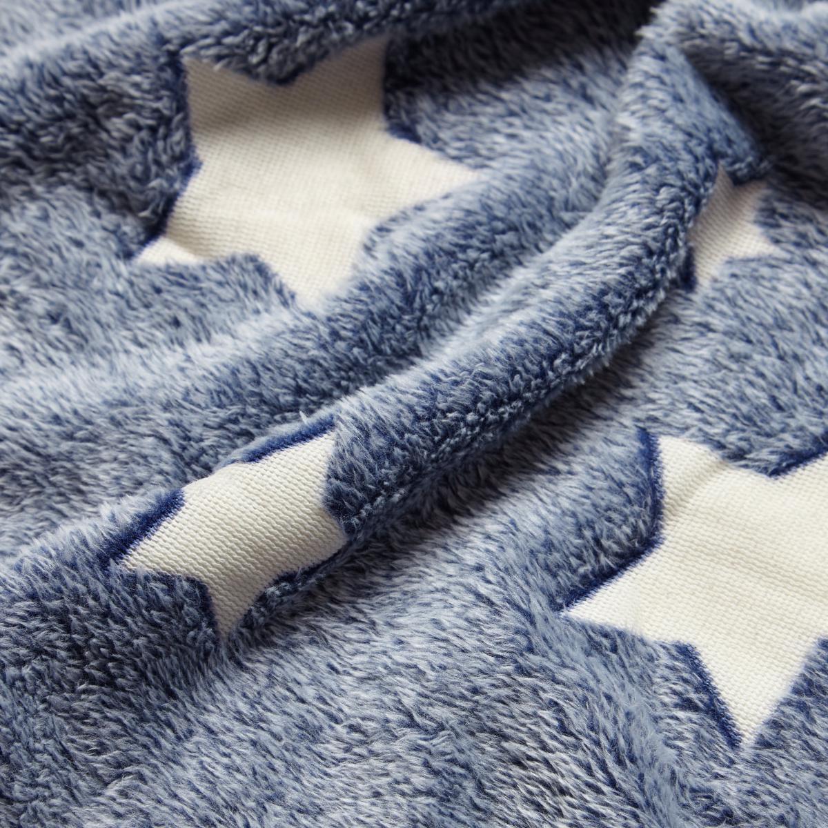 Glow In The Dark Stars Navy Blanket Navy – image 4