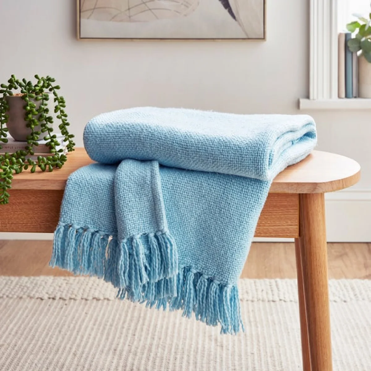 Aris Cotton Weave 130cm x 180cm Throw Aris Air – image 1