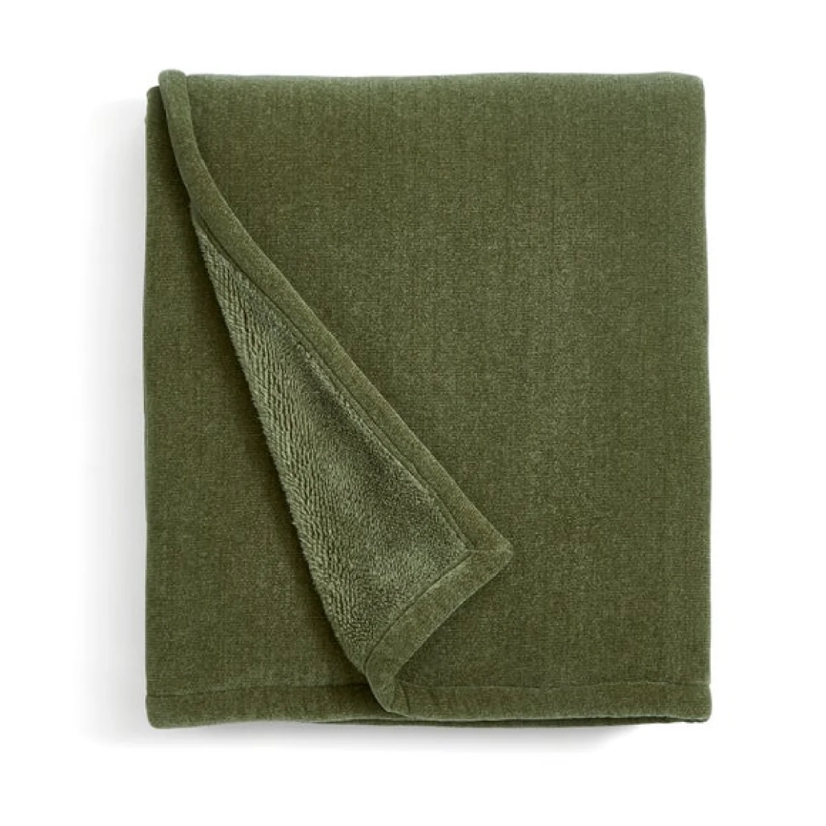 Cosy Chenille Throw 130x180cm Olive (Green) – image 4