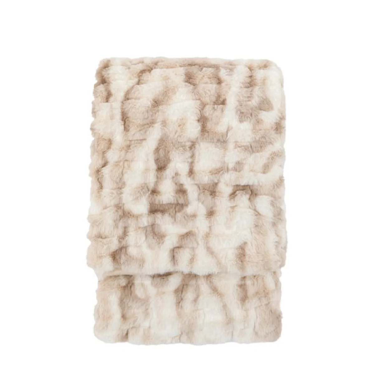 Luxurious Mottled Faux Fur Throw Blanket – image 4