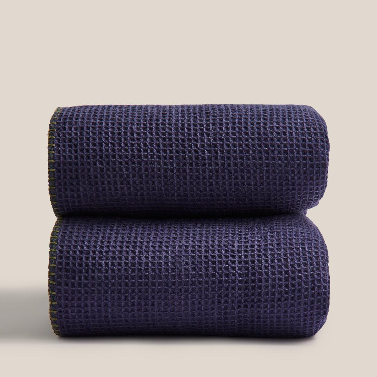 Waffle Sherpa 130 x 180cm Throw Olive – image 4