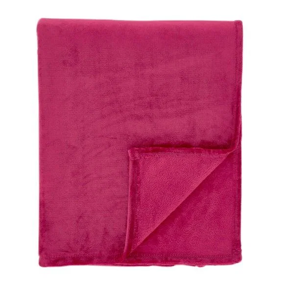 Catherine Lansfield Raschel Velvet Touch Throw Blanket 130cm x 170cm – image 4
