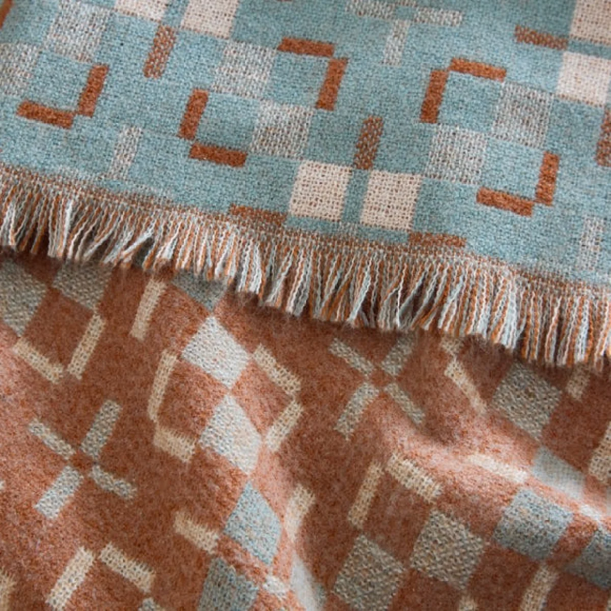 Welsh Blanket Effect Throw 130cm x 180cm – image 2