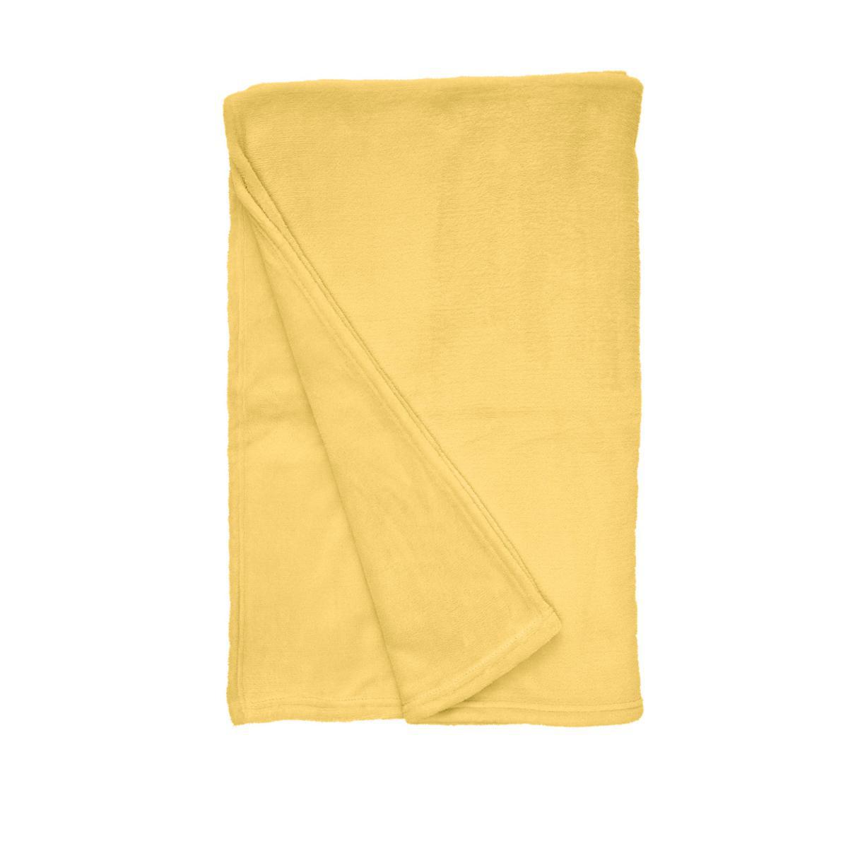 Soft Fleece 130cm x 170cm Throw Khaki (Green) – image 2