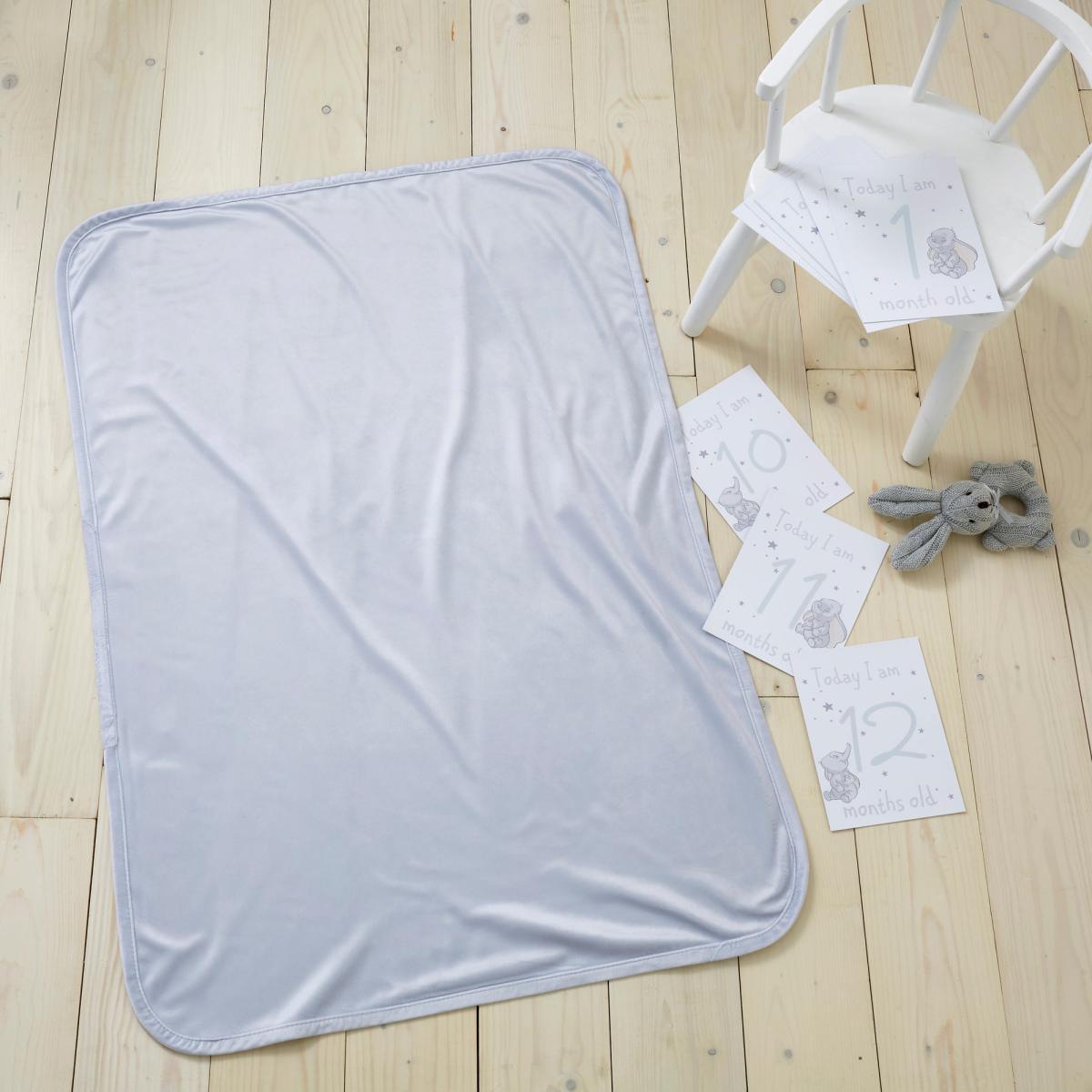 Disney Dumbo Baby Milestone Blanket White – image 2