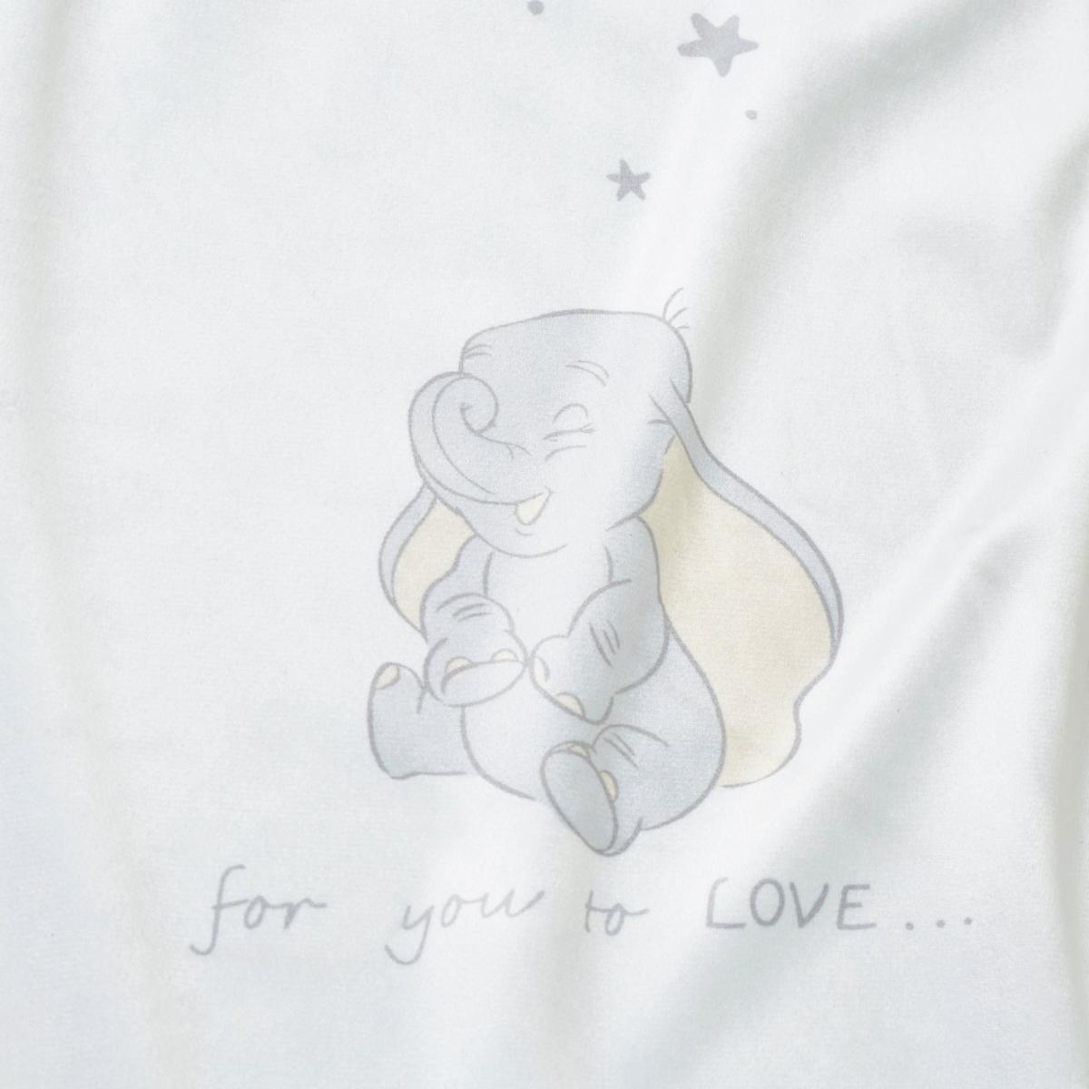 Disney Dumbo Baby Milestone Blanket White – image 3