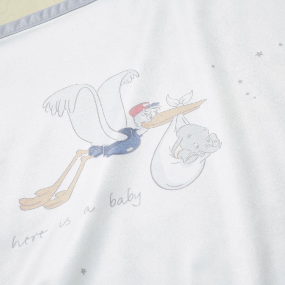 Disney Dumbo Baby Milestone Blanket White – image 4