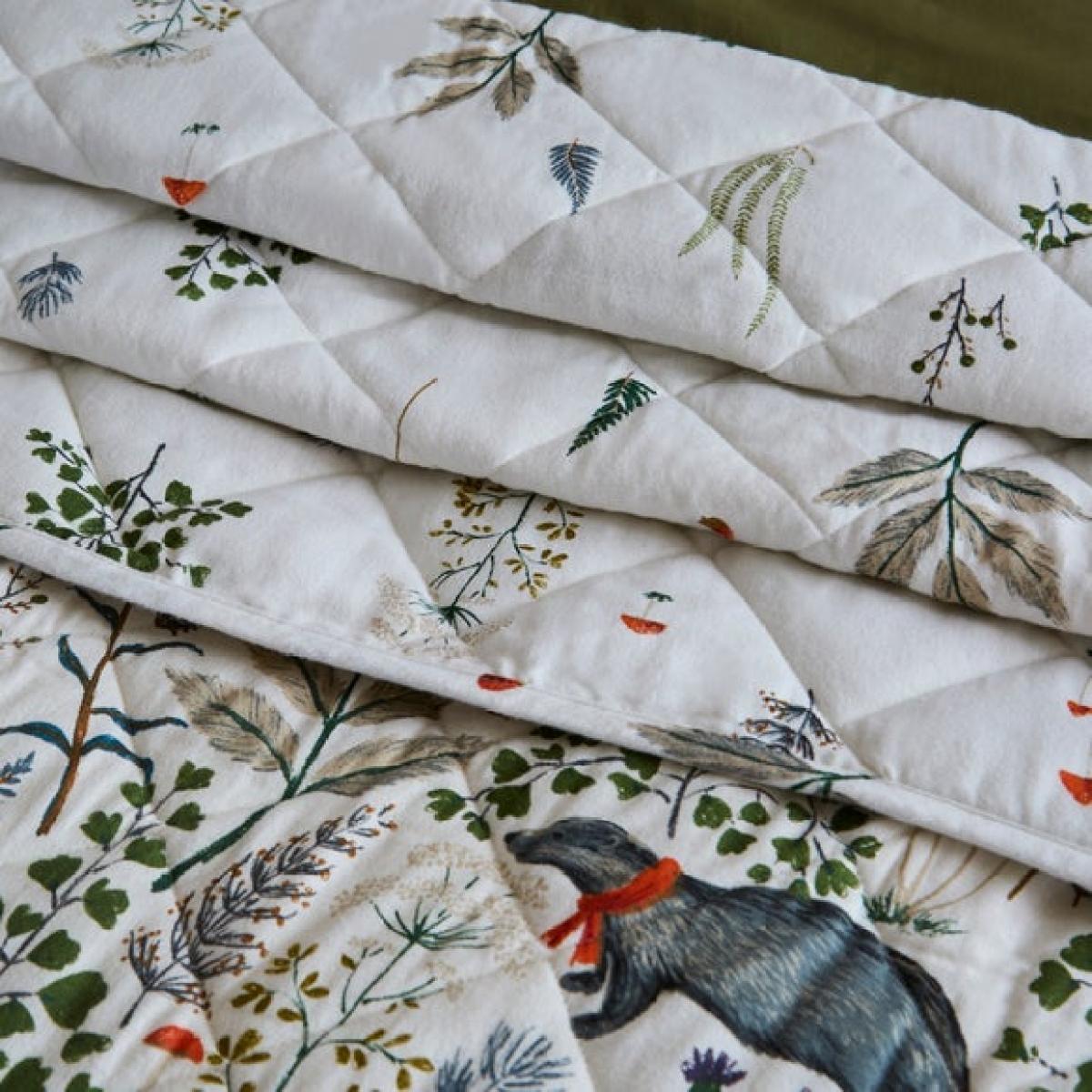 Nature's Friends Brushed Cotton Bedspread – image 2