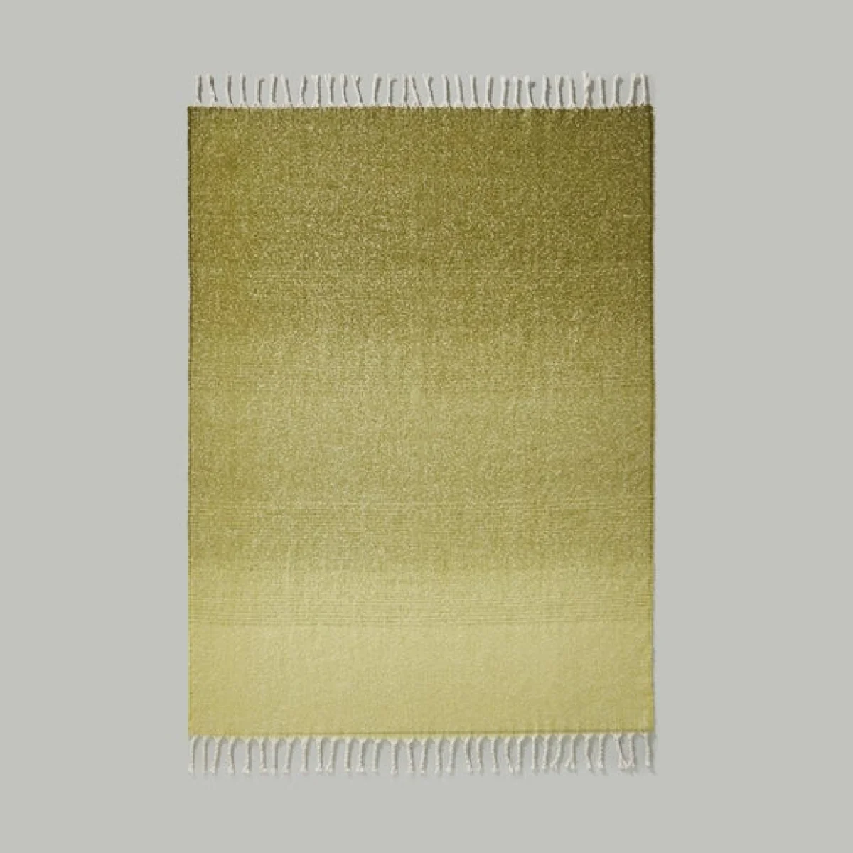 Ombre Mohair Throw 130x180cm Olive (Green) – image 6