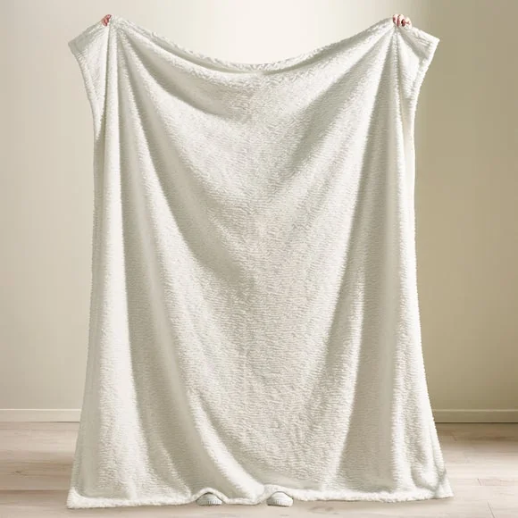 Textured Wave Fur Throw Blanket 150cm x 200cm – image 2