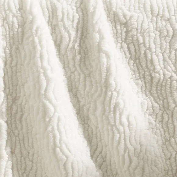 Textured Wave Fur Throw Blanket 150cm x 200cm – image 3