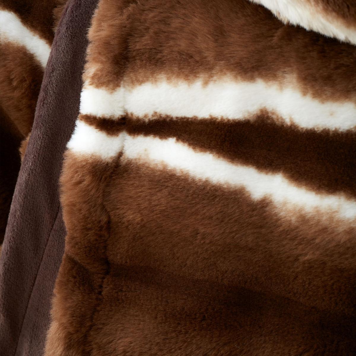 Flint Faux Fur Throw Blanket 130cm x 170cm – image 4