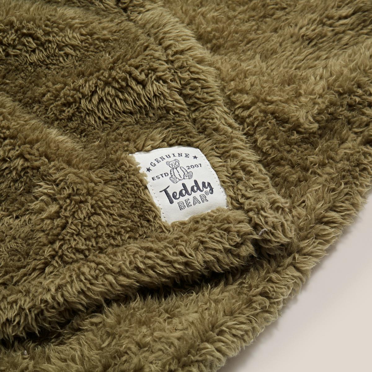 Teddy Bear Throw Teddy Olive – image 3