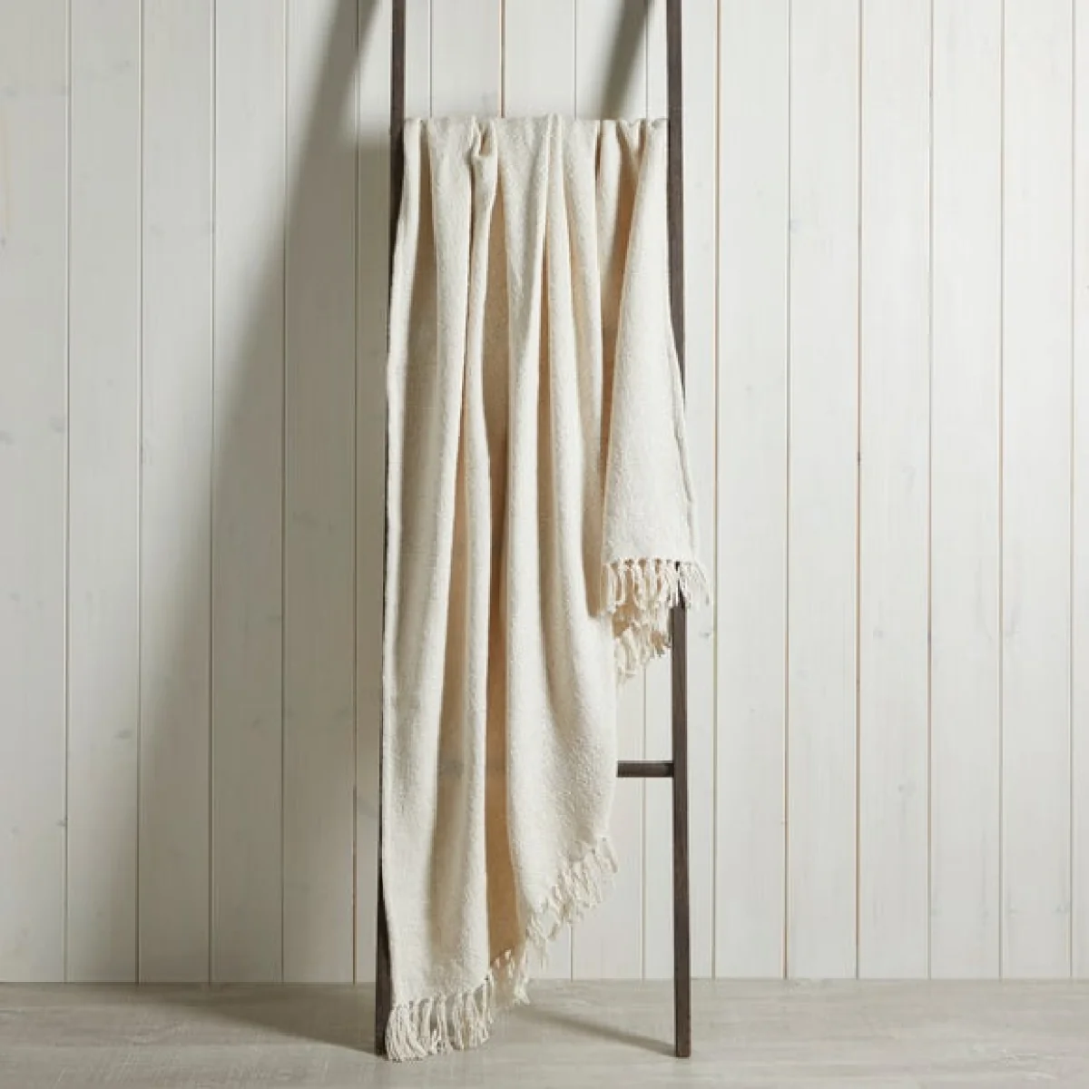 Aris Cotton Weave 200cm x 200cm Throw Black – image 2