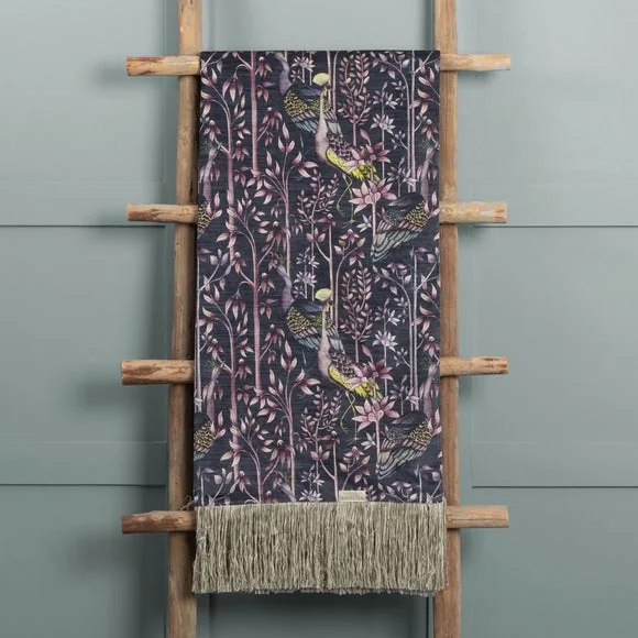 Bennu Cotton Throw 136cm x 200cm Pink – image 1
