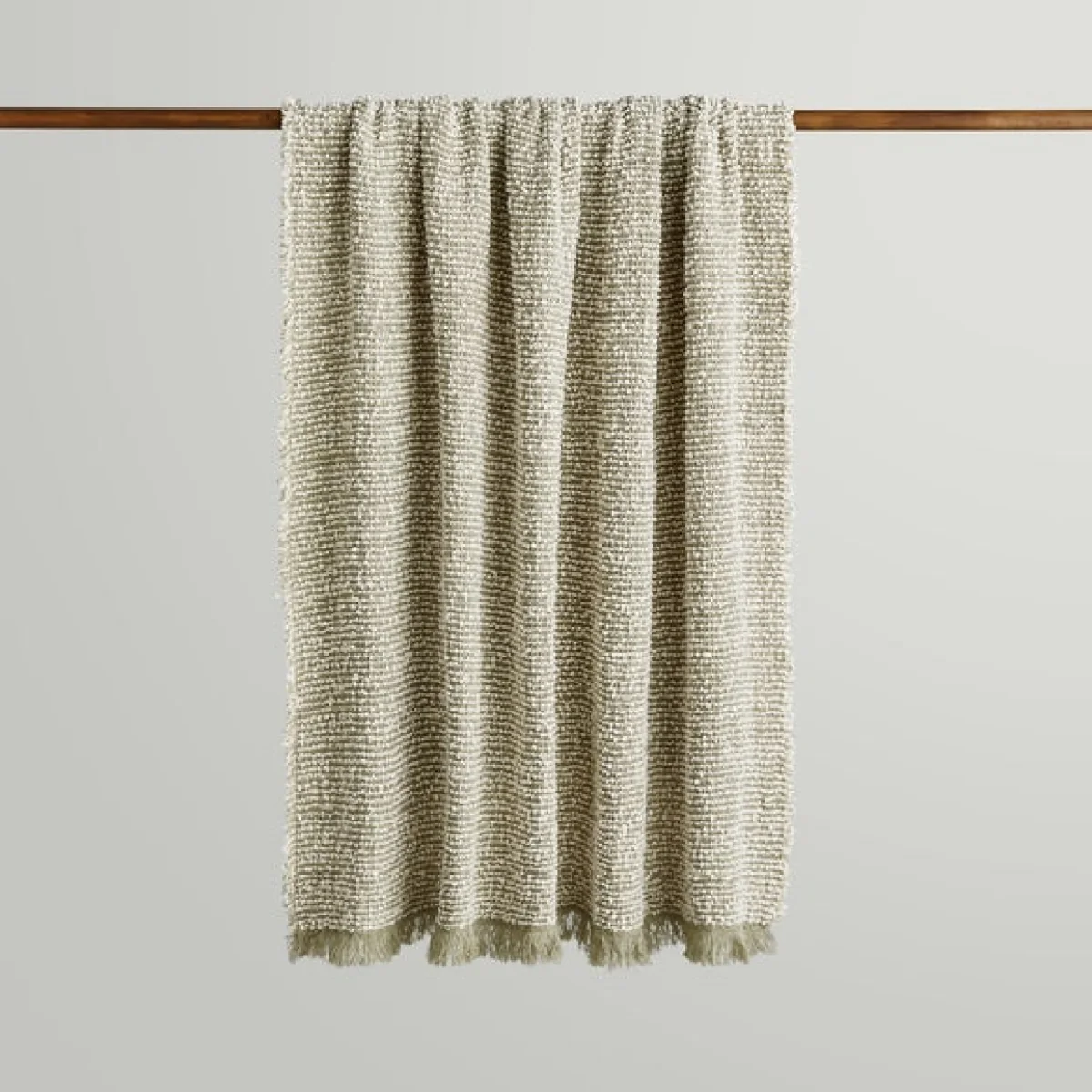 Kibworth Boucle Throw 130x180cm Sage (Green) – image 3
