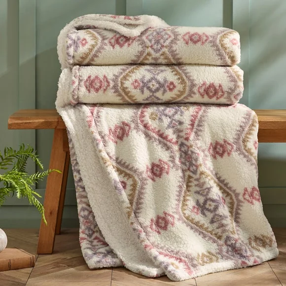 Navajo Fleece Throw Blanket 200cm x 240cm – image 1