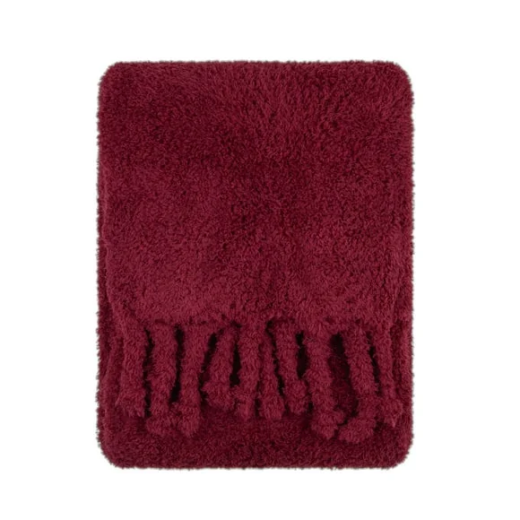 Furn. Harlan Borg Sherpa Throw Blanket 140cm x 180cm – image 3