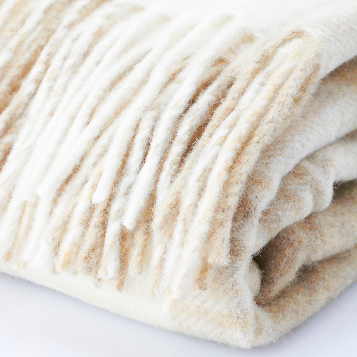 Checked Tweed Red Throw Red – image 5