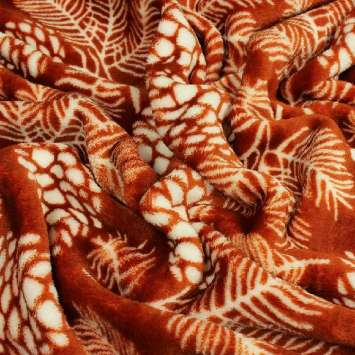 Irwin Fleece Throw 140x180 Rust – image 2