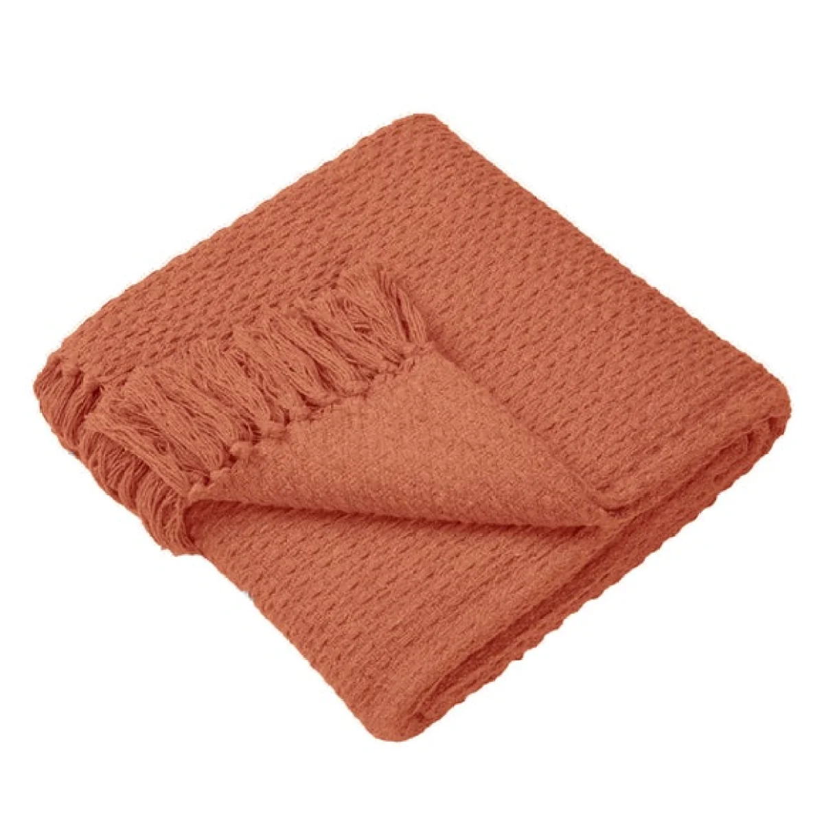 Drift Home Hayden Bedspread 200cm x 200cm Terracotta – image 2